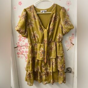 Mimi Chica Mustard Dress
